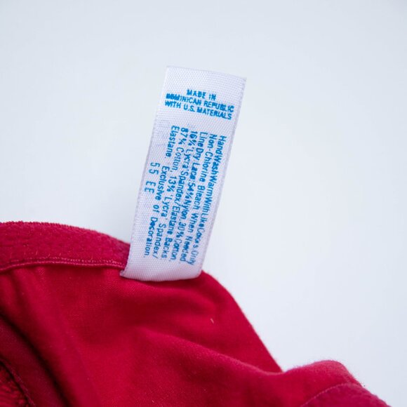 Vtg Maidenform 34D Red Lace Stretch Unlined Underwire Bra Front Closure 7829 NWT - Picture 7 of 7